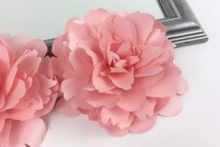 Peony Paper Flower Flowers 3D SVG Craft By Creative Fabrica Crafts 3