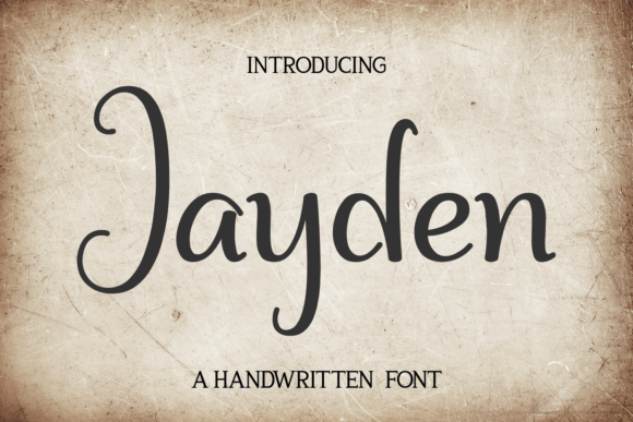Jayden Script & Handwritten Font By Rydmaker (7NTypes)