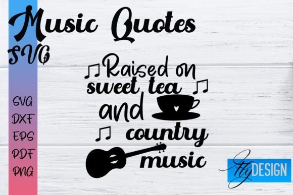 Music Quotes SVG | Funny Music Sayings Gráfico Artesanato Por flydesignsvg