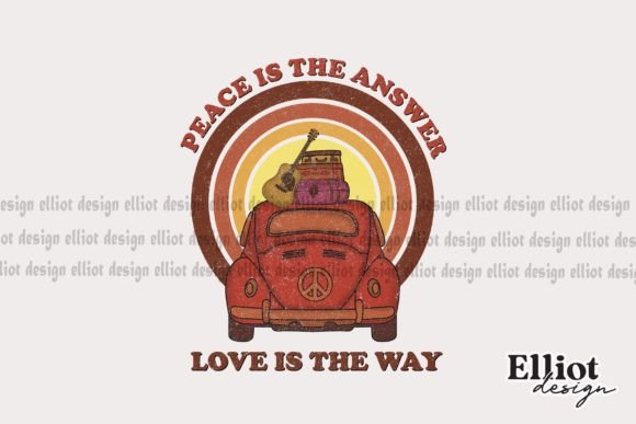 Love is the Way Sublimation PNG Graphic Crafts By Elliot Design