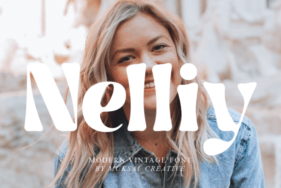 Nelliy Display Font By Muksal Creative