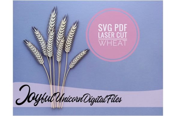 Wheat SVG Bundle Laser Cut File Graphic 3D Flowers By JoyfulUnicorn