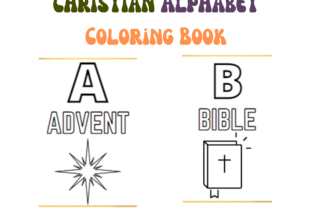 Christian Alphabet Coloring Book Graphic Coloring Pages & Books By Lorify Printables 1