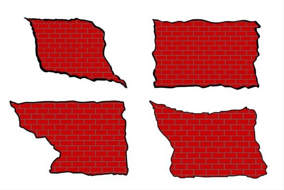 Crack Brick Wall Graphic Illustrations By edywiyonopp