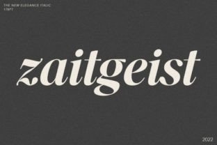 The New Elegance Serif Font By Great Studio 9