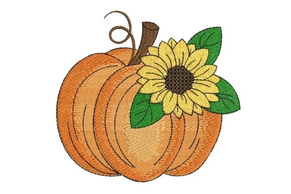 Pumpkin Halloween Borduurwerkdesigns Door ArtEMByNatali