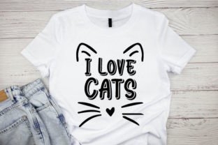 I Love Cats 2 Graphic Crafts By Best T-Shirt Bundles 2