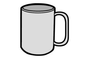 20 Oz White Ceramic Mug Mock-up Cups & Mugs Arquivo de corte de artesanato Por Creative Fabrica Crafts 1