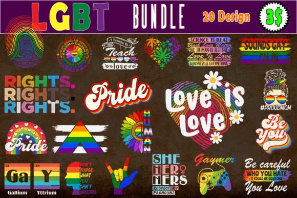LGBT SVG Bundle Graphic Crafts By Quoteer