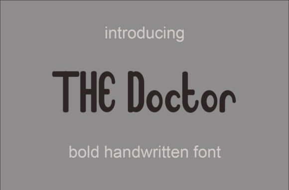 The Doctor Script & Handwritten Font By cavalera creative