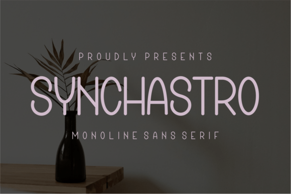 Synchastro Sans Serif Font By Monoletter