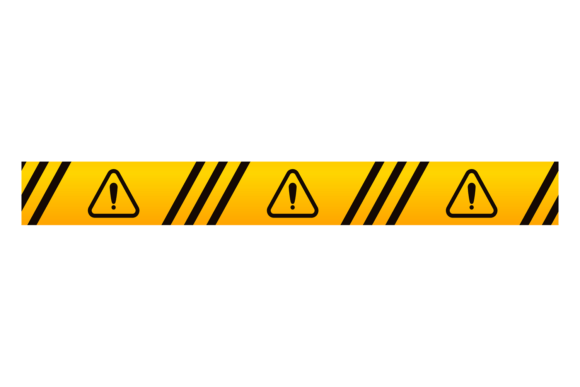 Attention Barrier Tape. Yellow Danger Si Graphic Illustrations By ladadikart
