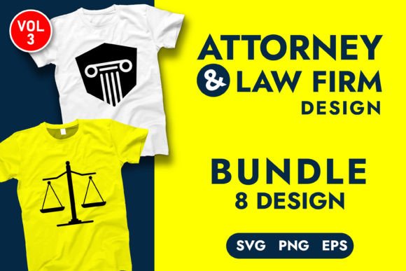 Attorney and Law Firm Logo Bundle Svg Graphic Logos By Mily Studio