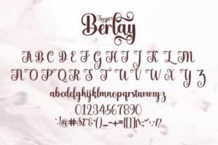 Berlay Script Script & Handwritten Font By mr.johncreative.co 8