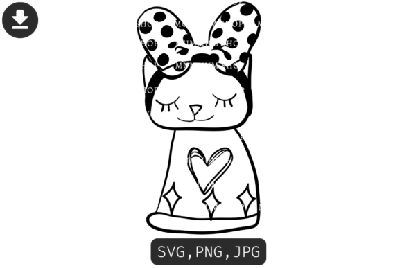Cat Bandana SVG Graphic Illustrations By nuttanun.runto