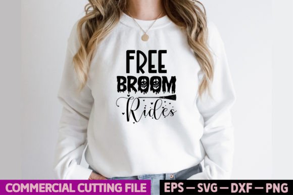 Free Broom Rides Graphic T-shirt Designs By Nandini Studio