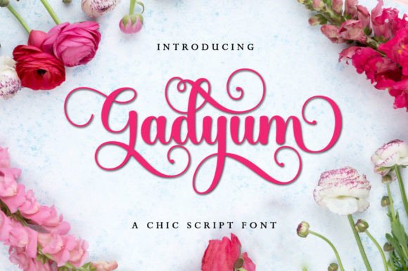 Gadyum Script & Handwritten Font By gatype