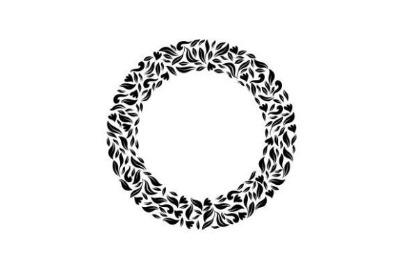 Leaf, Floral Composition Circle Shape Graphic Patterns By Berkah Visual