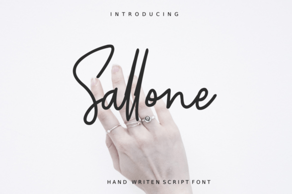 Sallone Script & Handwritten Font By alanstudio99