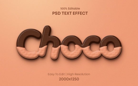 3d Editable Psd Text Effect Grafik Layer-Stile Von Tawsif's Creation