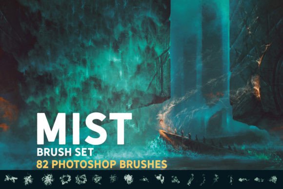 Mist Brush Set Grafik Pinsel Von Zsolt Kosa Art