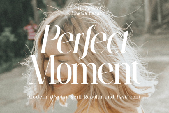 Perfect Moment Serif Font By Muksal Creative