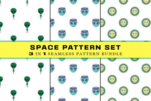Space Astrology Seamless Pattern Set Graphic Patterns By Design BLOOM