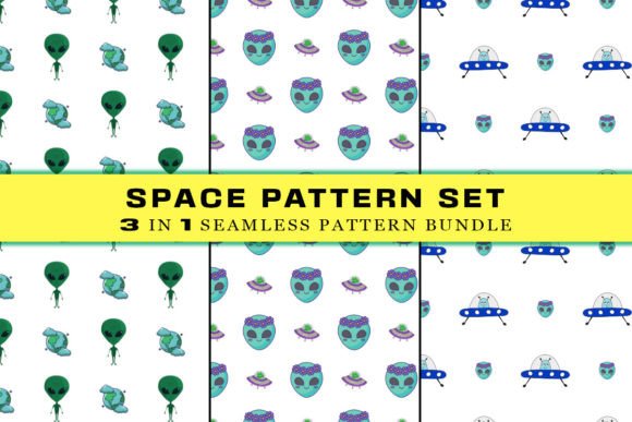 Space Astrology Seamless Pattern Set Graphic Patterns By Design BLOOM