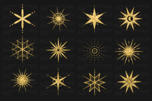 Star Svg , Glitter Svg Bundle Clipart Graphic Crafts By happycutfiles 3