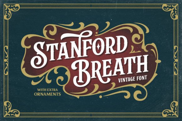 Stanford Breath Blackletter Font By Arterfak Project