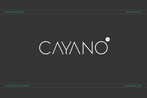 Cayano Pro Sans Serif Font By BeeType