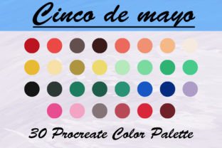 Cinco De Mayo Color Palette Graphic Actions & Presets By TiveCreate
