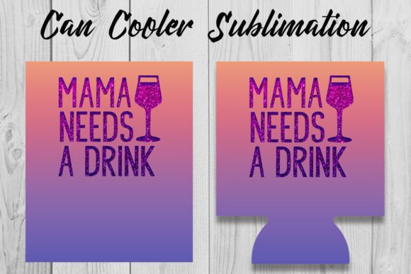 Can Cooler Sublimation | Can Koozie Graphic Crafts By flydesignsvg