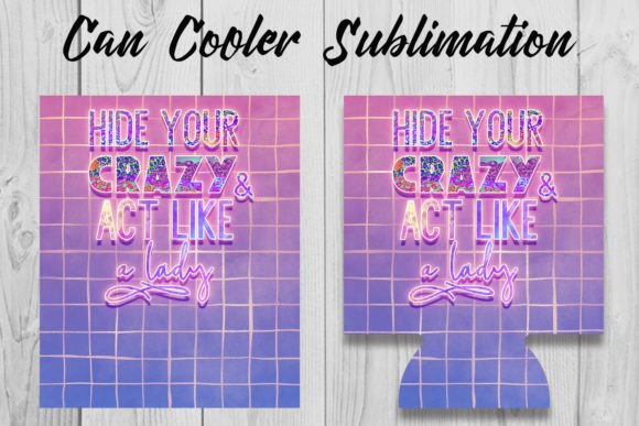 Can Cooler Sublimation | Can Koozie Graphic Crafts By flydesignsvg