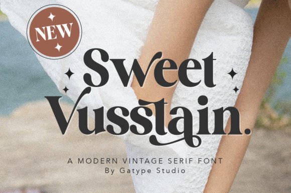 Sweet Vusstain Serif Font By gatype