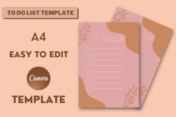 Cutie to Do List Template for Canva Graphic Print Templates By yumiace