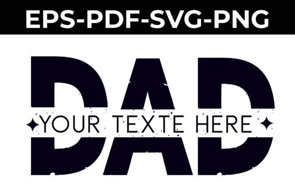 DAD Split Monogram,dad Gifts Ideas Graphic Crafts By goodprintsshop