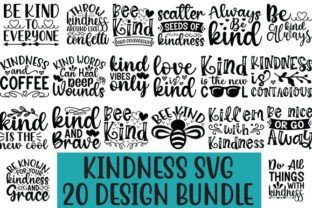 Kindness SVG 20 Design Bundle Graphic Crafts By Graphics_River 1