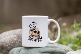 Let It Be Skull Butterfly Sublimation Graphic Crafts By Quoteer 2