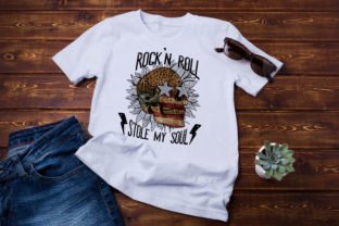 Rock N Roll Stole My Soul American Skull Graphic Crafts By Quoteer 3