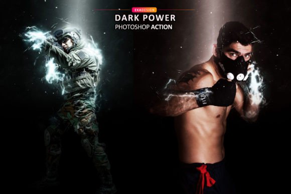 Dark Power Photoshop Action Graphic Actions & Presets By Eka Design