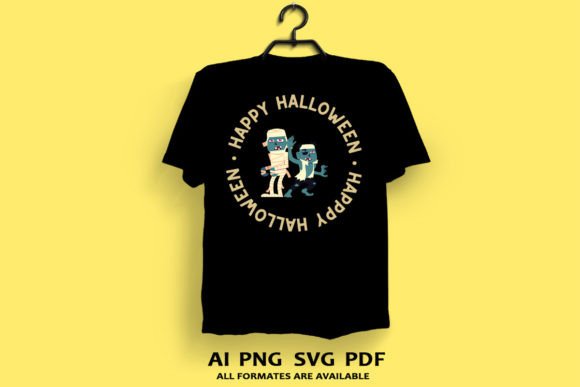 Scary Halloween T-shirt Design Grafik T-shirt Designs Von Design BLOOM