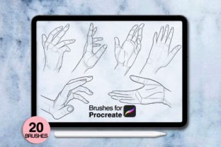 20 Hands Anatomy Procreate Brushes Graphic Brushes By Arts For Peace 5