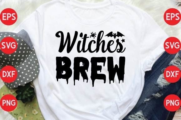 Witches Brew Illustration Designs de T-shirts Par Design For SVG