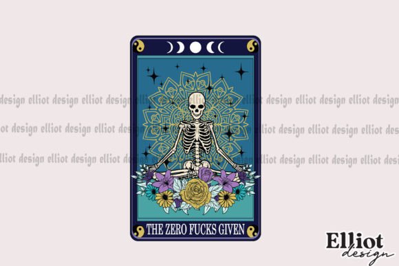 Tarot Meditator Hilarious PNG Gráfico Manualidades Por Elliot Design