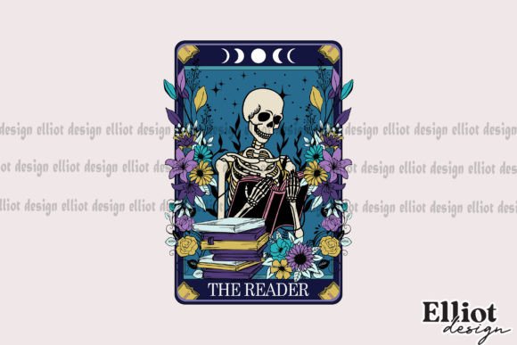 Tarot the Reader Sublimation Graphic Crafts By Elliot Design