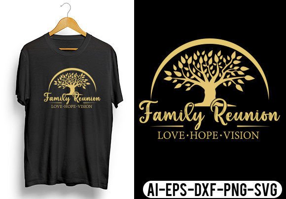 Family Reunion T Shirt Graphic T-shirt Designs By shamimashimu37