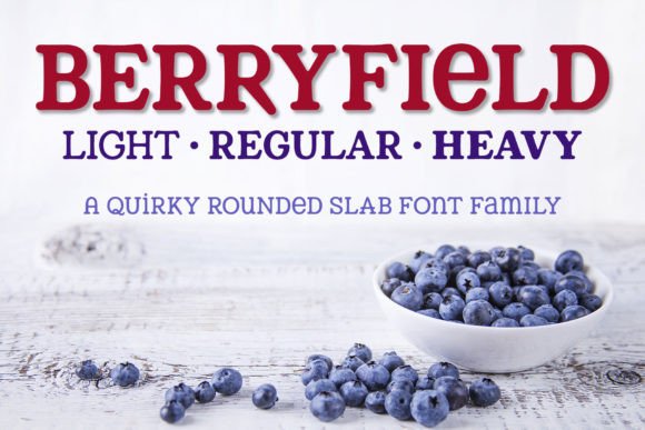 Berryfield Display Font By GeekMissy