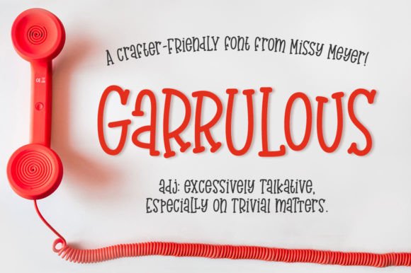 Garrulous Script & Handwritten Font By GeekMissy