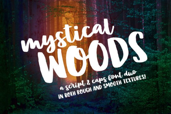 Mystical Woods Script & Handwritten Font By GeekMissy